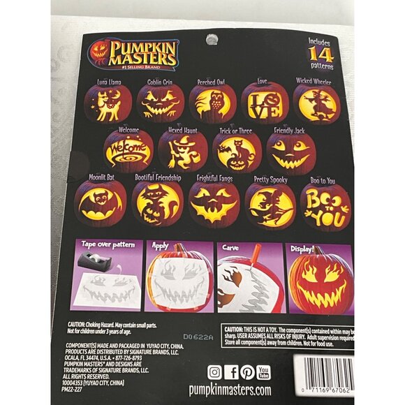 Pumpkin Masters All‎ In One & Pumpkin Carving Kit Set of 2 Kits - Picture 5 of 5